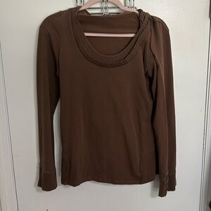 BC BG Paris size large, large, brown hoodie
